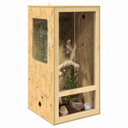 Terrarium Braun 50 x 50 x 100 cm OSB