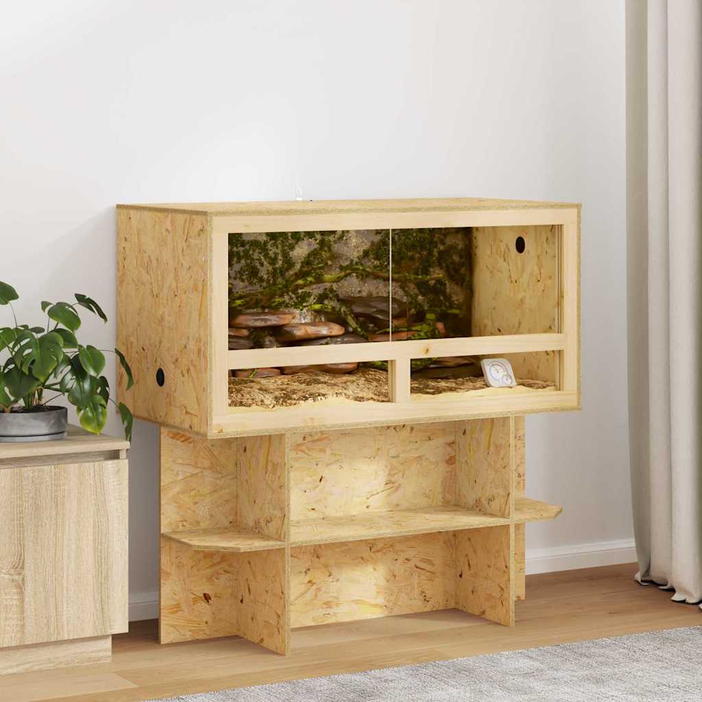 Terrarienbasis Braun 100 x 50 x 50 cm OSB