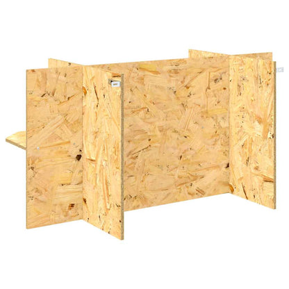 Terrarienbasis Braun 100 x 50 x 50 cm OSB