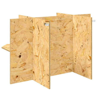 Terrarienbasis Braun 80 x 50 x 50 cm OSB