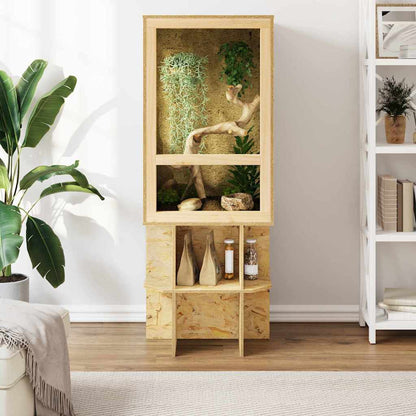 Terrarienbasis Braun 50 x 50 x 50 cm OSB