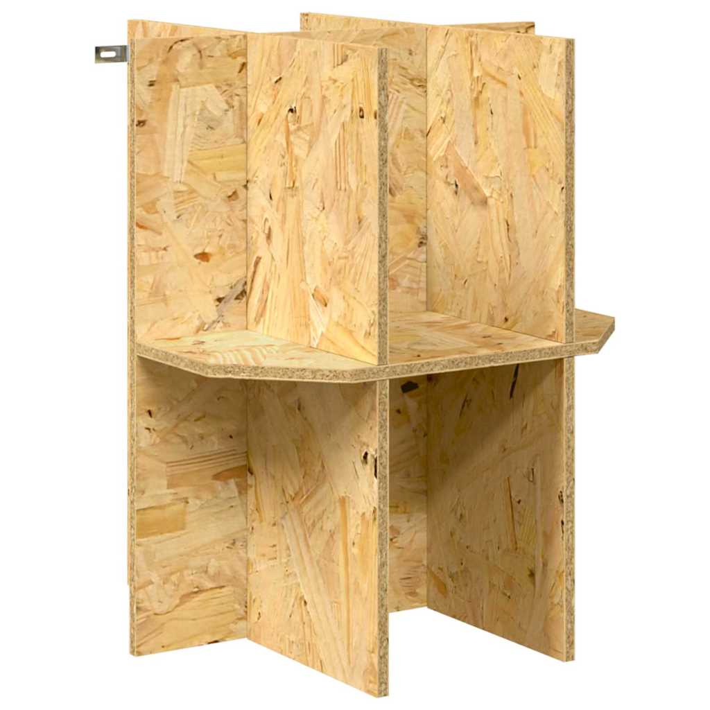 Terrarienbasis mit Regal Braun 40 x 40 x 50 cm OSB