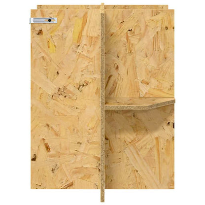 Terrarienbasis mit Regal Braun 40 x 40 x 50 cm OSB