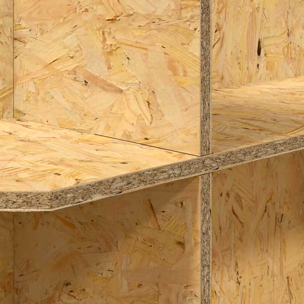 Terrarienbasis mit Regal Braun 80 x 40 x 50 cm OSB