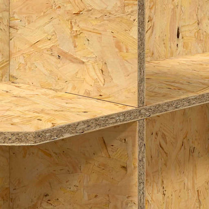 Terrarienbasis mit Regal Braun 80 x 40 x 50 cm OSB
