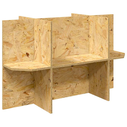 Terrarienbasis mit Regal Braun 80 x 40 x 50 cm OSB