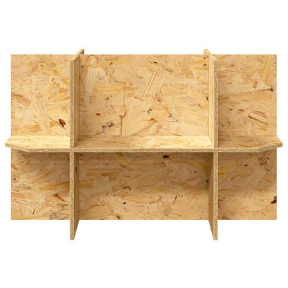 Terrarienbasis mit Regal Braun 80 x 40 x 50 cm OSB