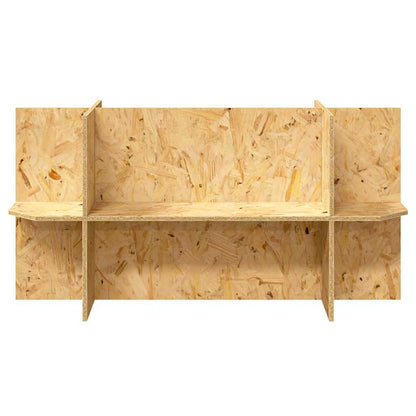 Terrarienbasis mit Regal Braun 100 x 40 x 50 cm OSB