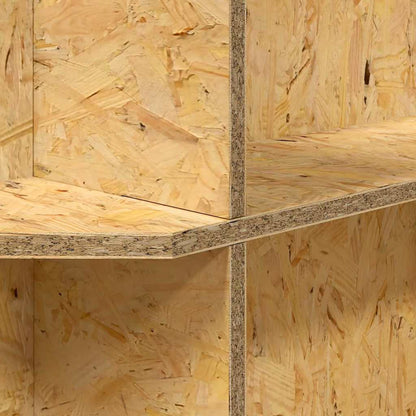 Terrarienbasis mit Regal Braun 60 x 30 x 50 cm OSB