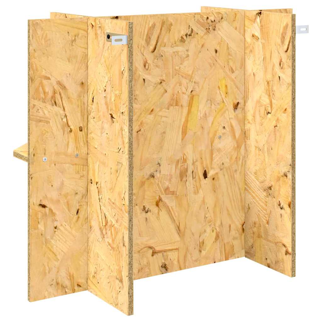 Terrarienbasis mit Regal Braun 60 x 30 x 50 cm OSB