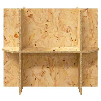 Terrarienbasis mit Regal Braun 60 x 30 x 50 cm OSB