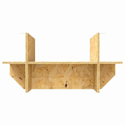 Terrarienbasis mit Regal Braun 60 x 30 x 50 cm OSB