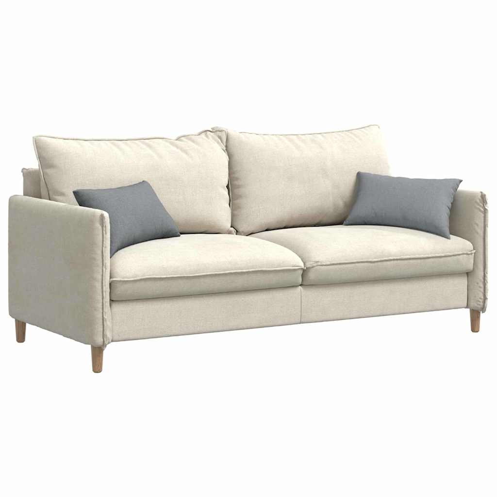 Sofakissen 2 stk. Stoff Hellgrau 50 x 30 cm