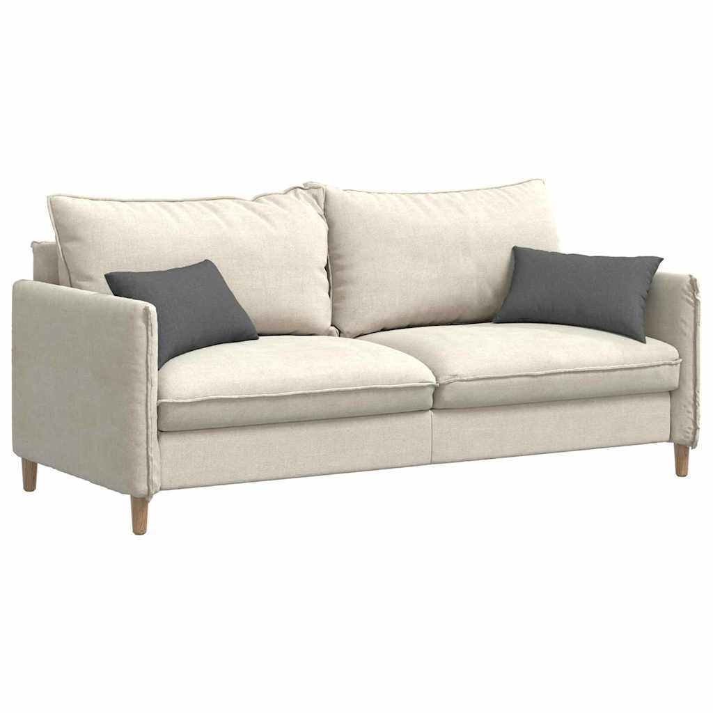 Sofakissen 2 stk. Stoff Dunkelgrau 50 x 30 cm