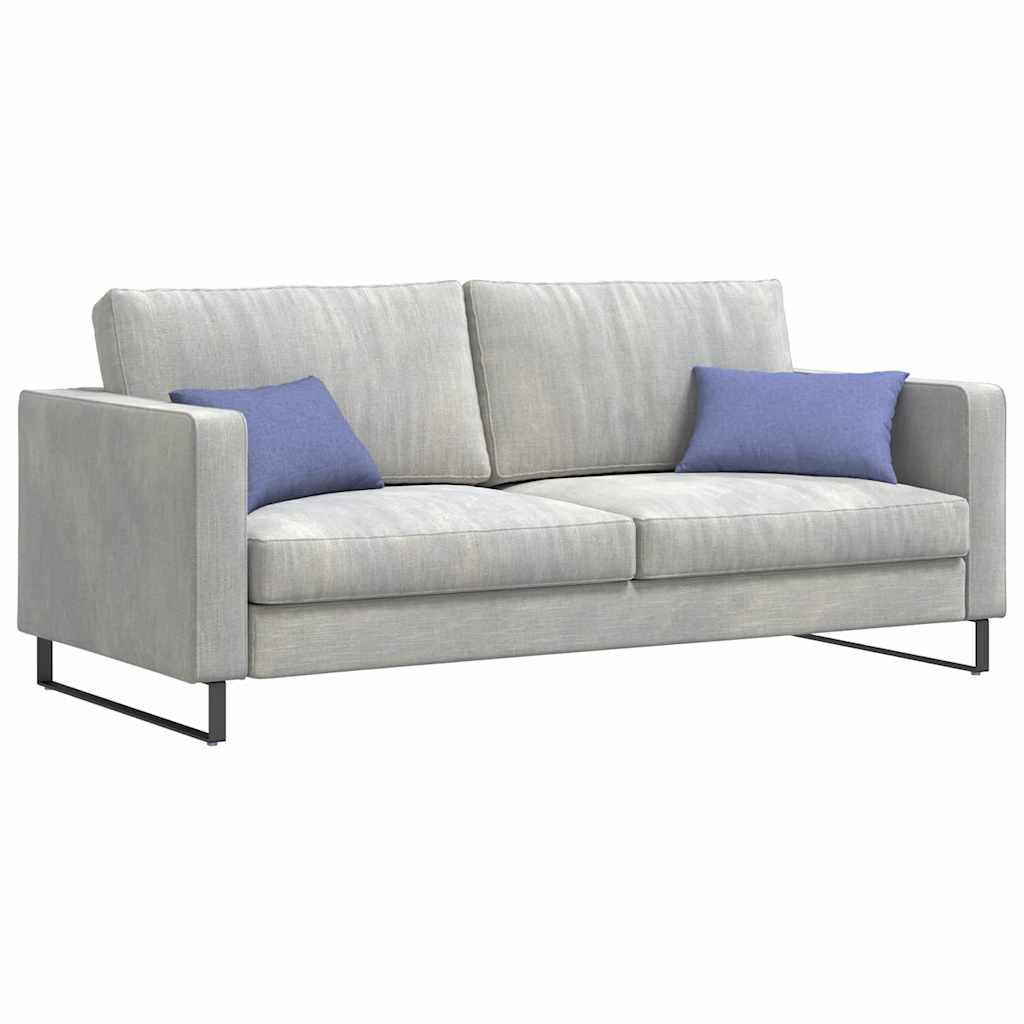 Sofakissen 2 stk. Stoff Jeans blau 50 x 30 cm