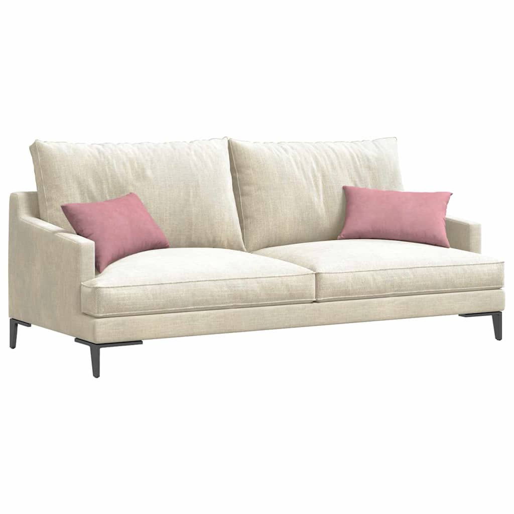 Sofakissen 2 pcs Rosa 50 x 30 cm Cordstoff