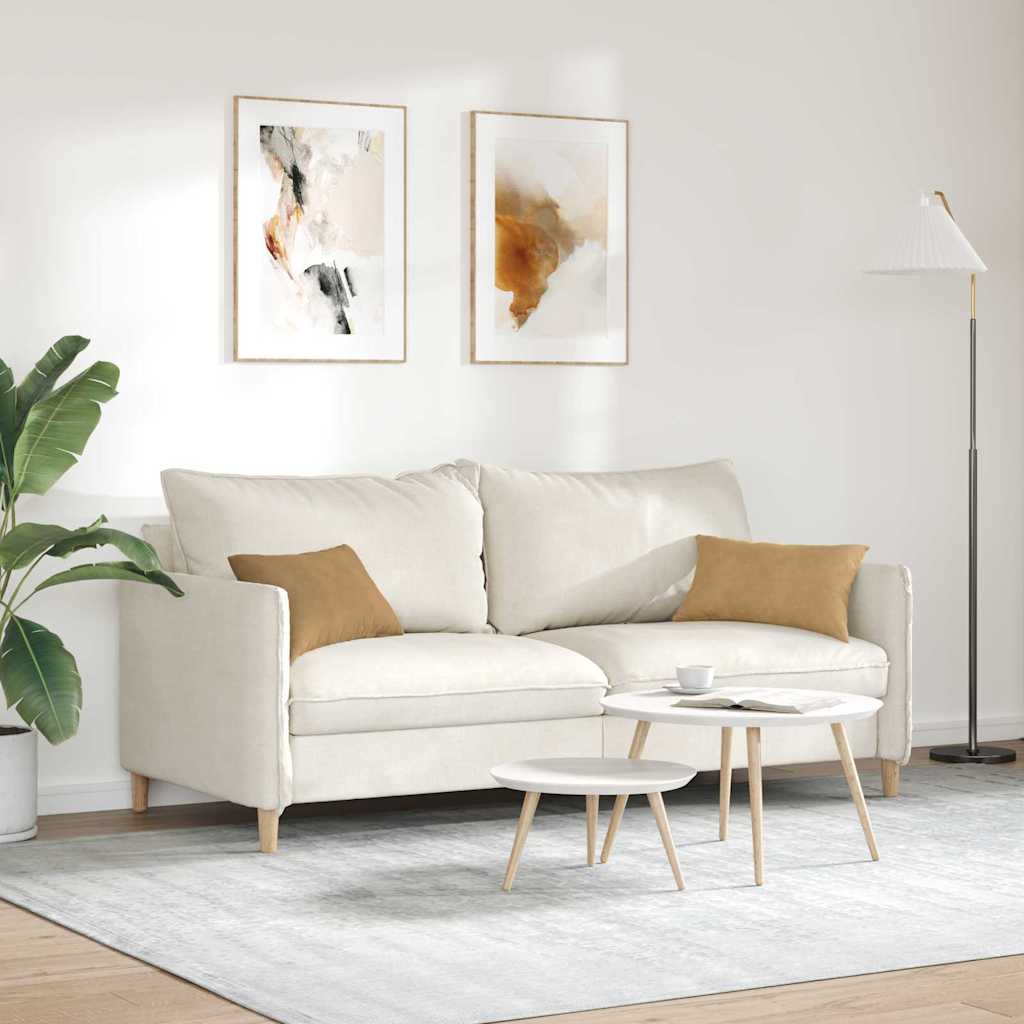 Sofakissen 2 pcs Braun 50 x 30 cm Cordstoff