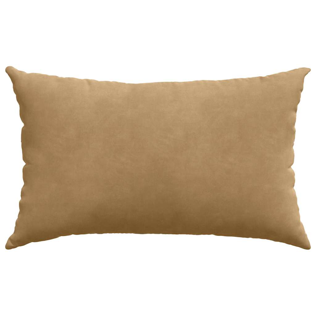 Sofakissen 2 pcs Braun 50 x 30 cm Cordstoff