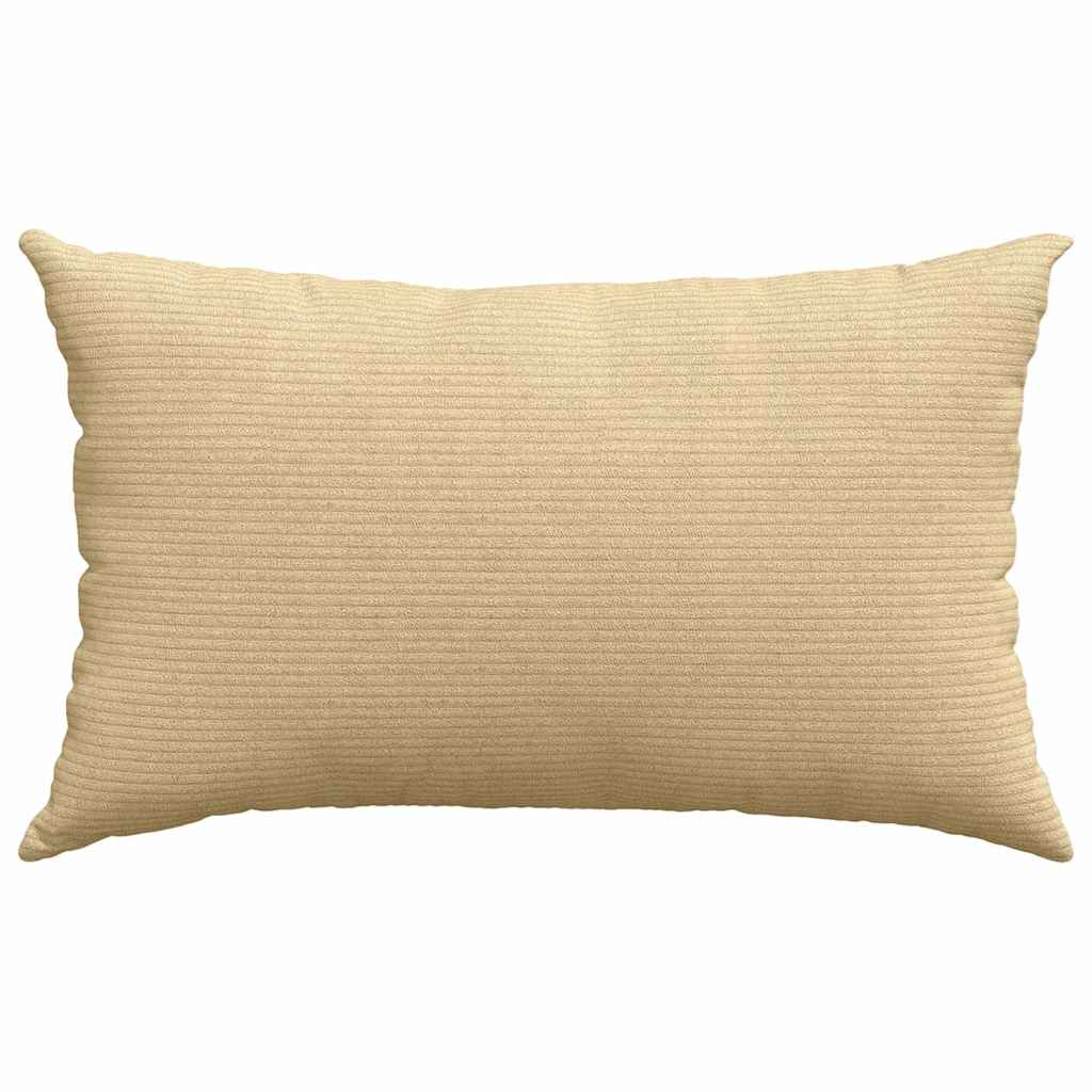 Sofakissen 2 pcs Grau-Grün 50 x 30 cm Cordstoff