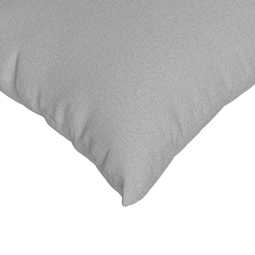 Sofakissen 2 stk. Stoff Wolkengrau 60 x 40 cm