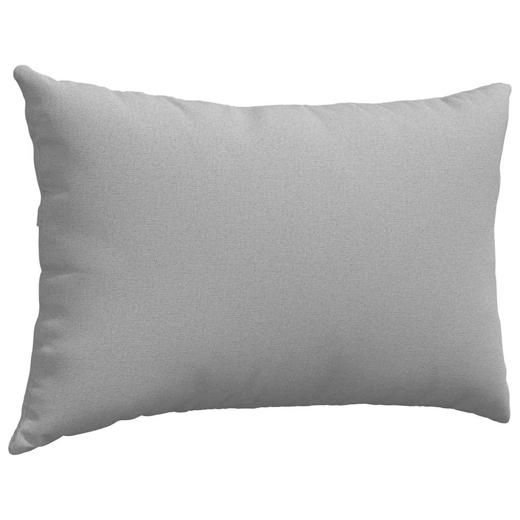 Sofakissen 2 stk. Stoff Wolkengrau 60 x 40 cm