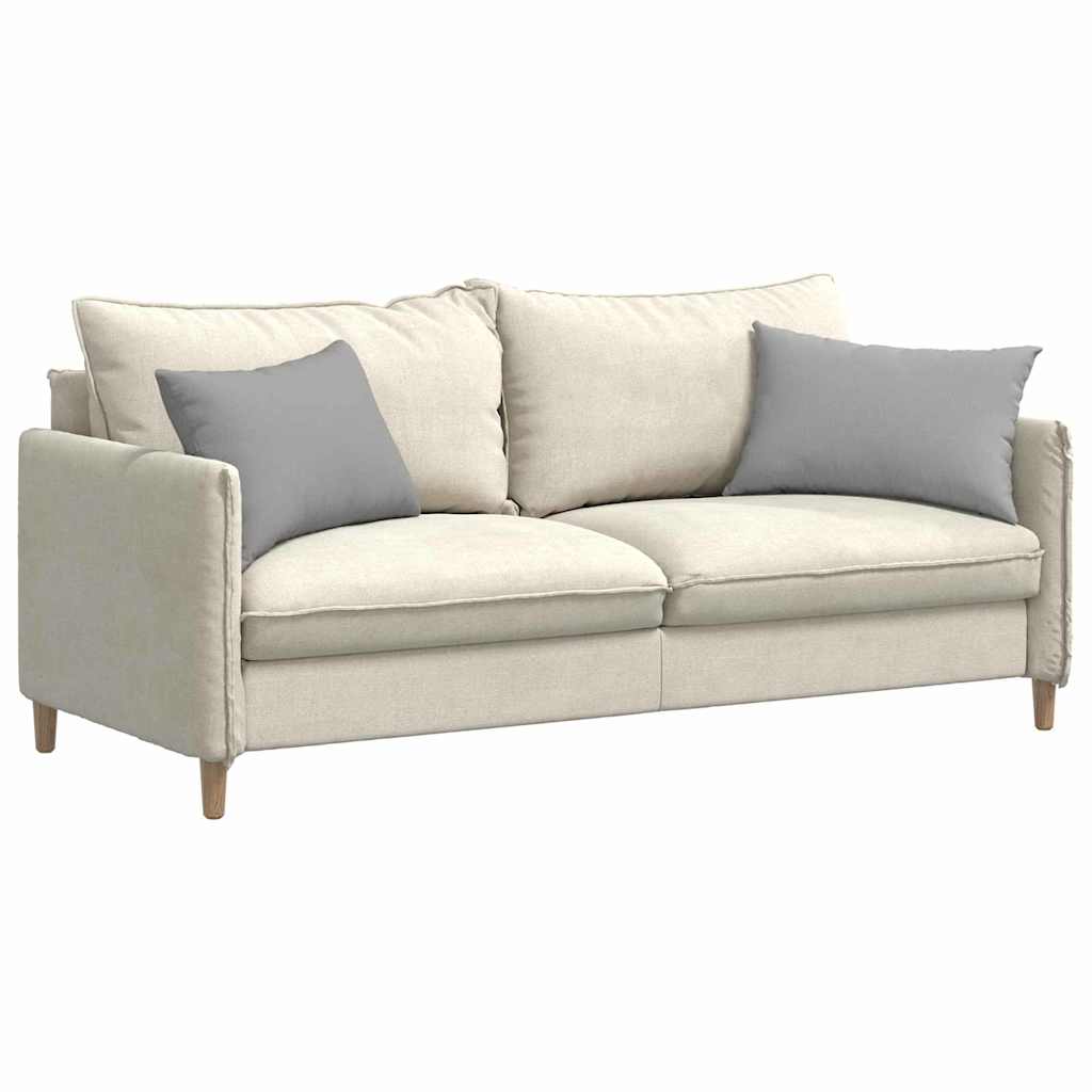 Sofakissen 2 stk. Stoff Wolkengrau 60 x 40 cm