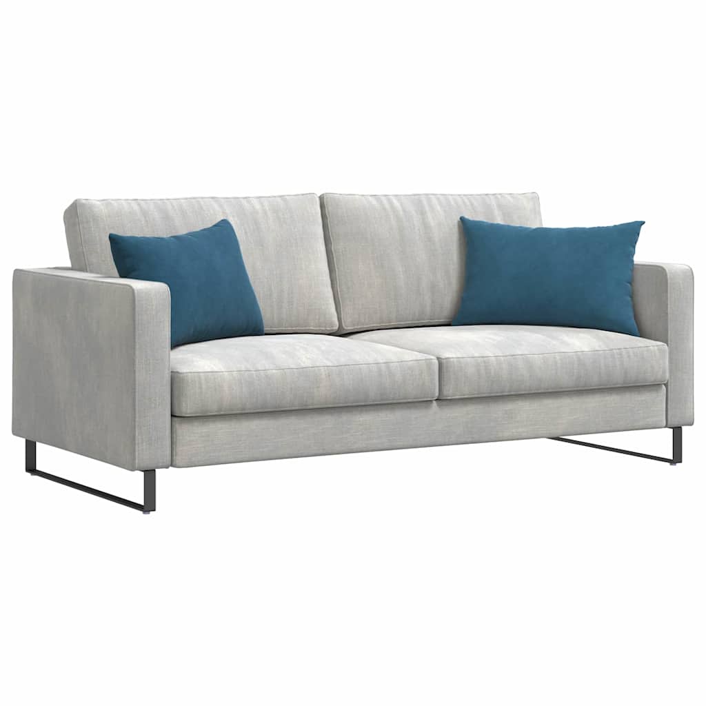 Sofakissen 2 pcs Blau 60 x 40 cm Cordstoff