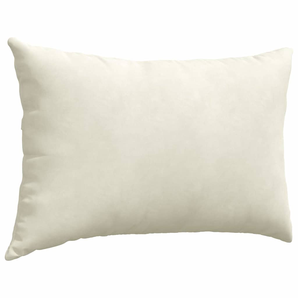 Sofakissen 2 pcs Creme 60 x 40 cm Cordstoff