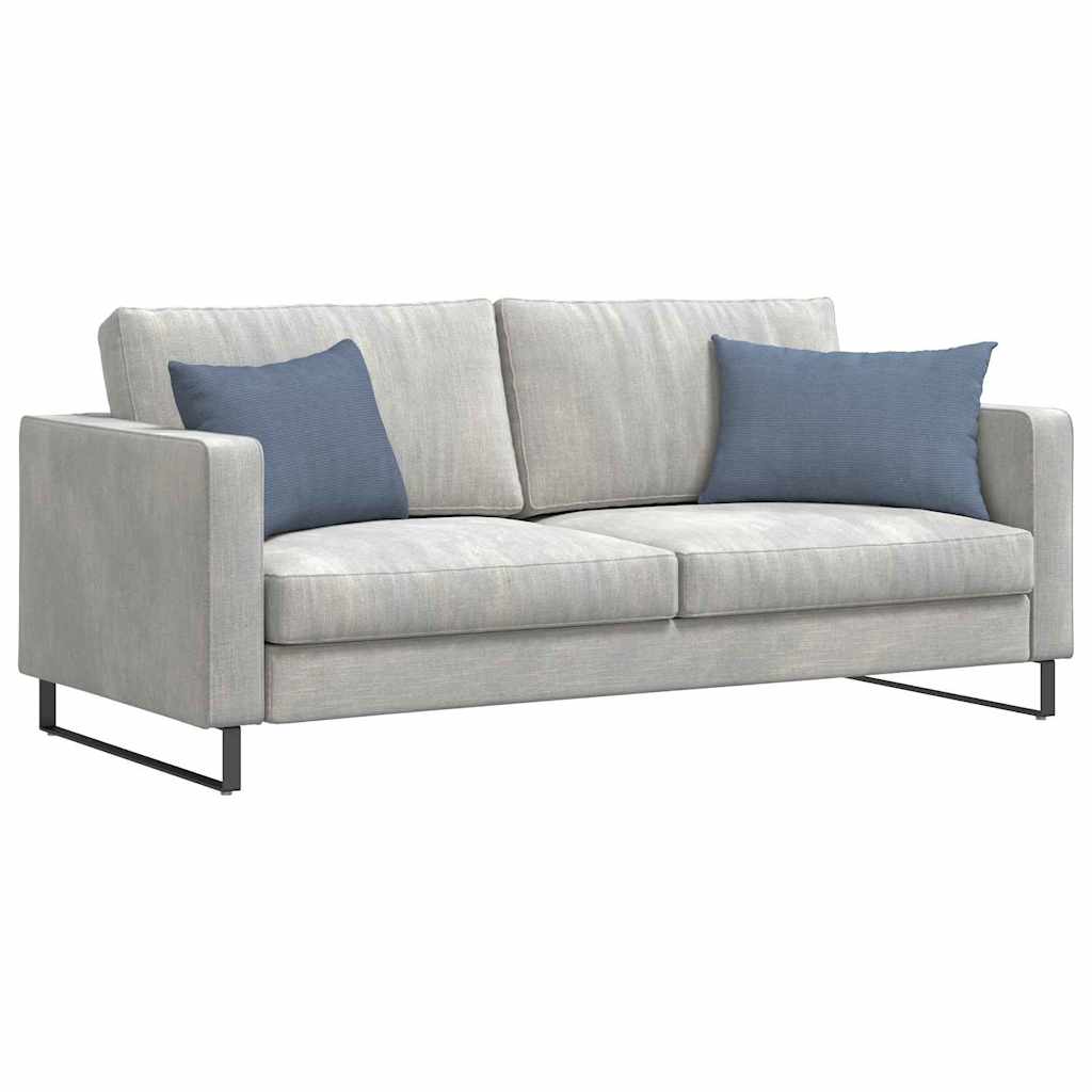 Sofakissen 2 pcs Blau 60 x 40 cm Cordstoff