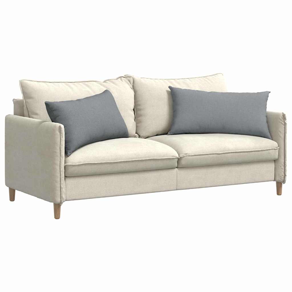 Sofakissen 2 stk. Stoff Hellgrau 80 x 40 cm