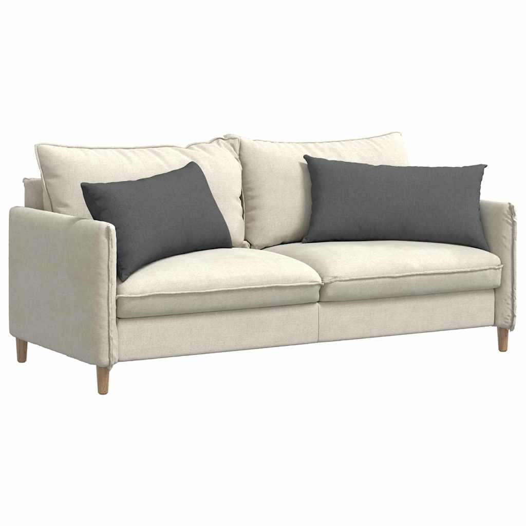 Sofakissen 2 stk. Stoff Dunkelgrau 80 x 40 cm