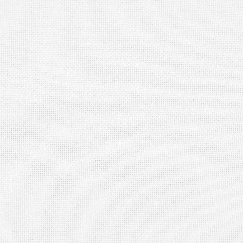 Sofakissen 2 stk. Stoff Weiß 80 x 40 cm