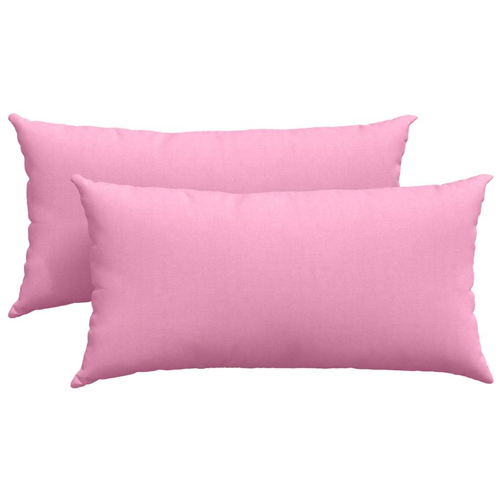 Sofakissen 2 stk. Stoff Rosa 80 x 40 cm