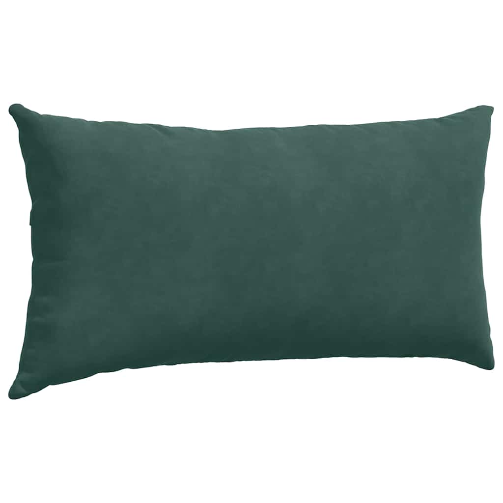 Sofakissen 2 pcs Dunkelgrün 80 x 40 cm Cordstoff