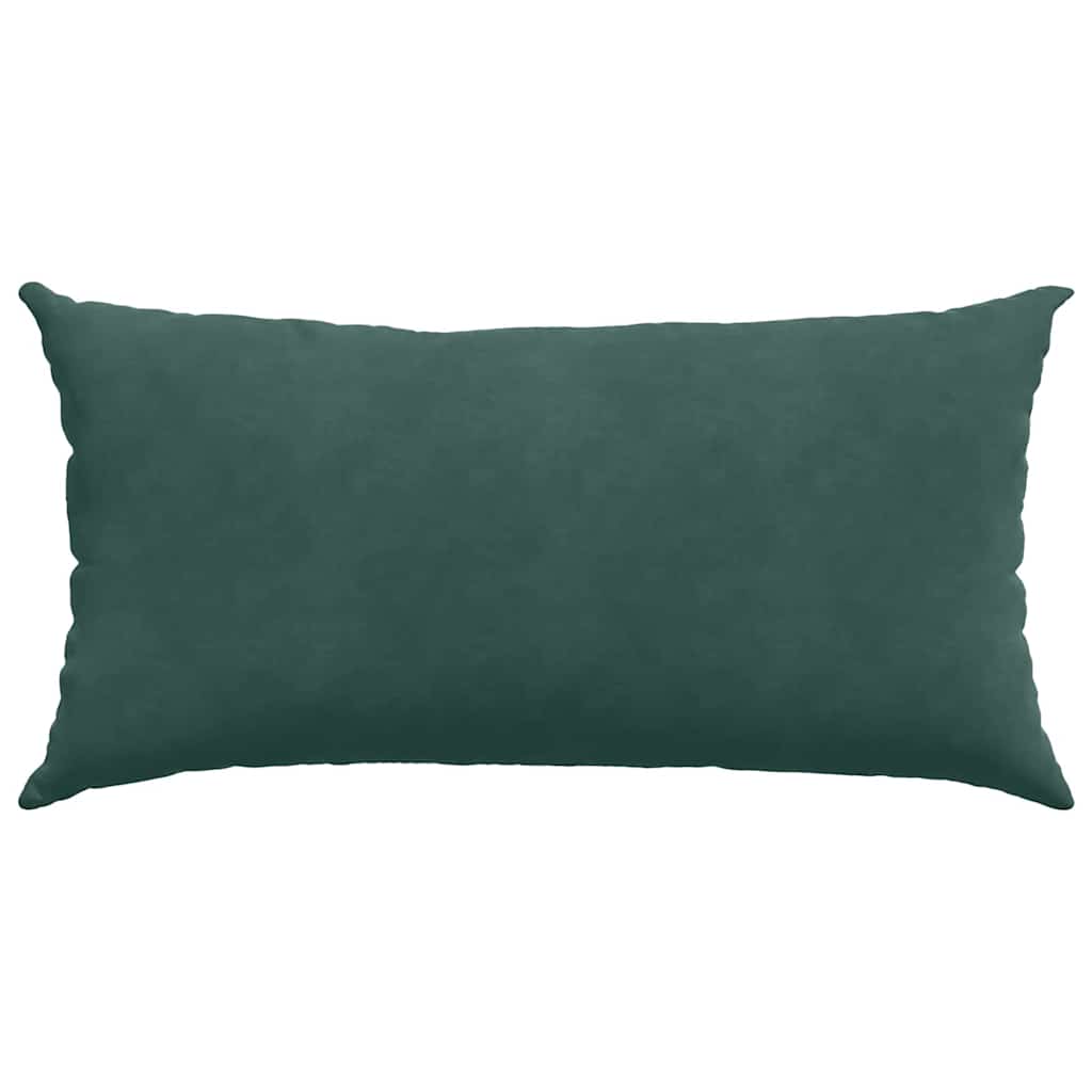 Sofakissen 2 pcs Dunkelgrün 80 x 40 cm Cordstoff