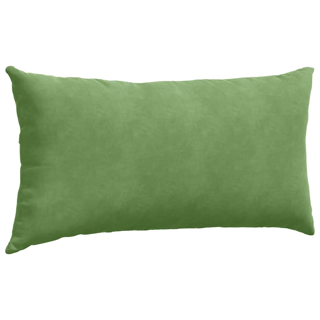 Sofakissen 2 pcs Hellgrün 80 x 40 cm Cordstoff