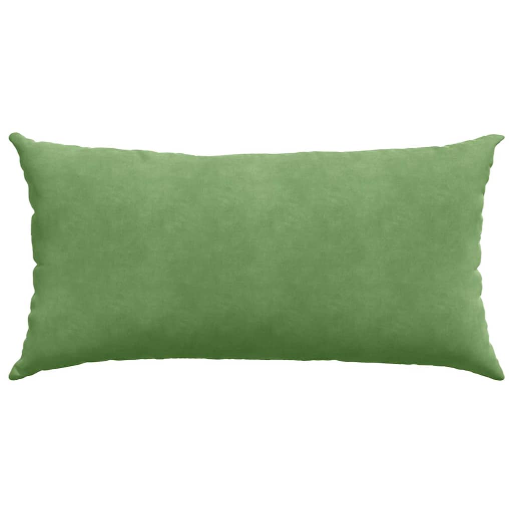 Sofakissen 2 pcs Hellgrün 80 x 40 cm Cordstoff