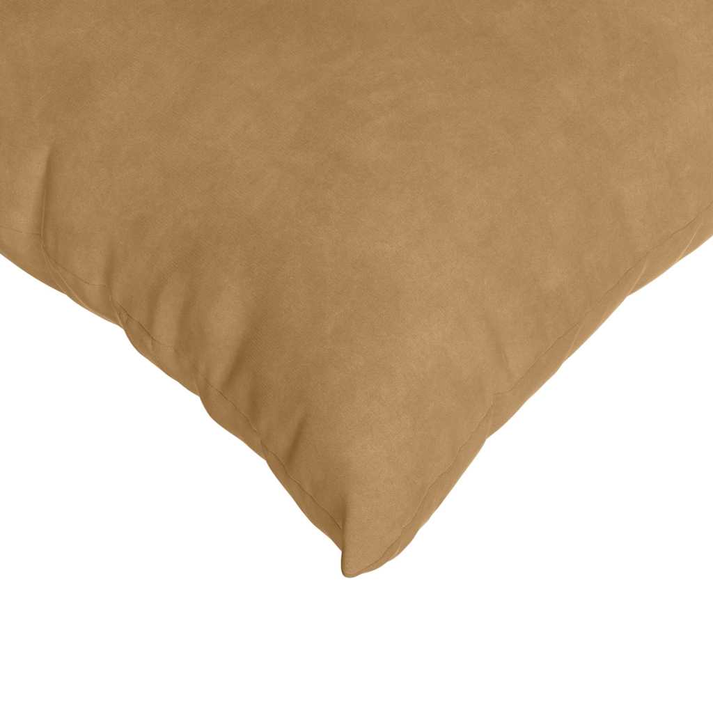 Sofakissen 2 pcs Braun 80 x 40 cm Cordstoff