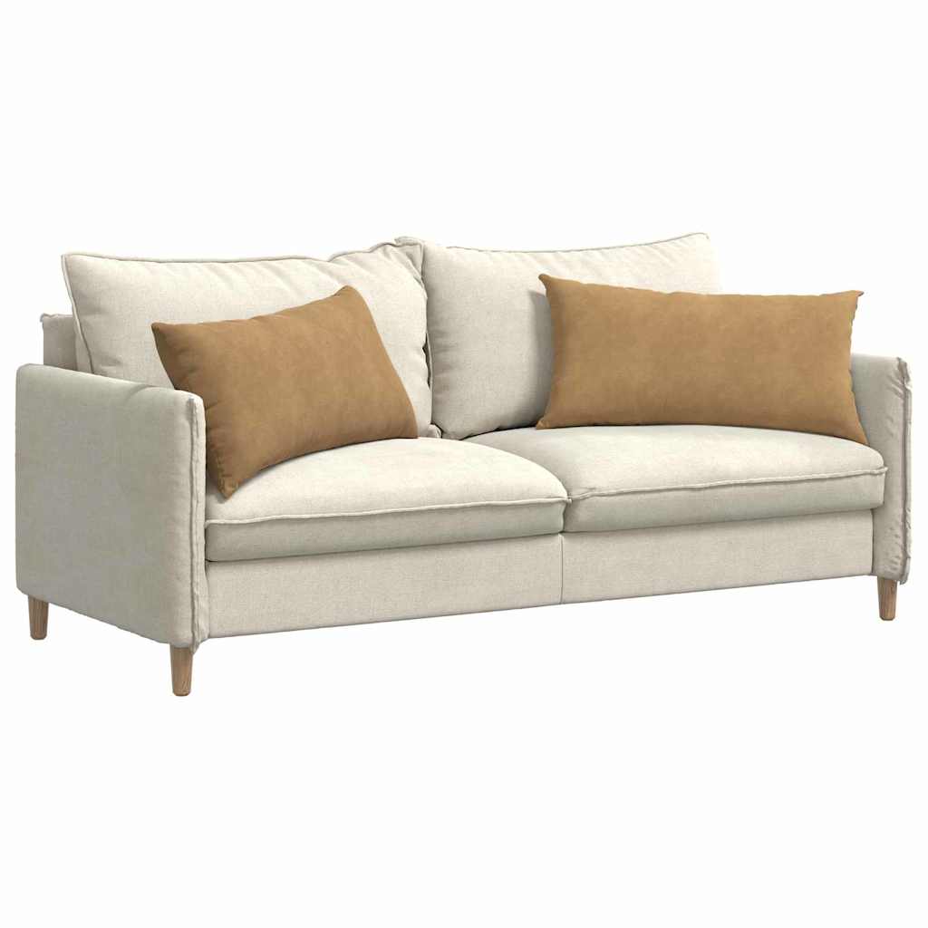Sofakissen 2 pcs Braun 80 x 40 cm Cordstoff