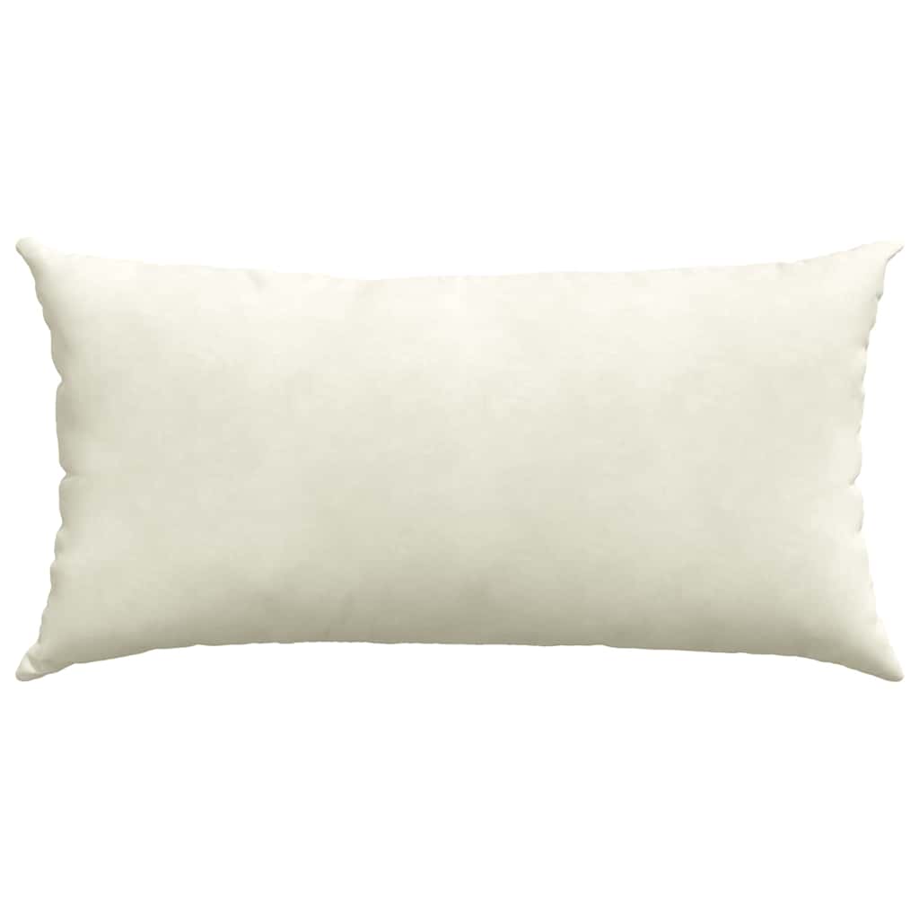 Sofakissen 2 pcs Creme 80 x 40 cm Cordstoff