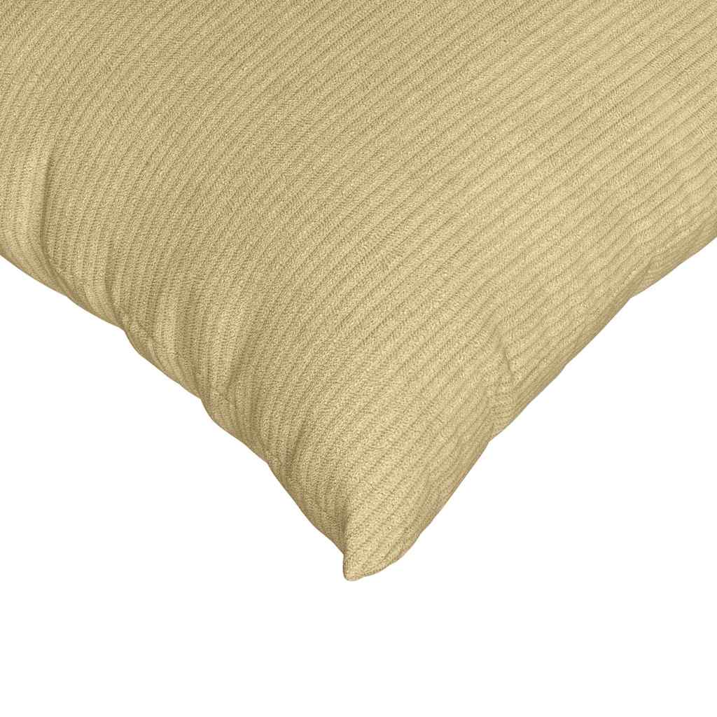 Sofakissen 2 pcs Grau-Grün 80 x 40 cm Cordstoff