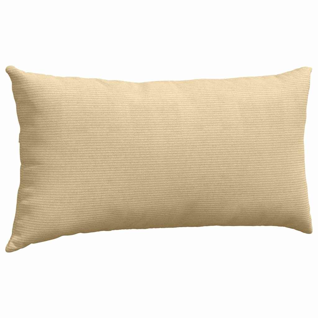 Sofakissen 2 pcs Grau-Grün 80 x 40 cm Cordstoff