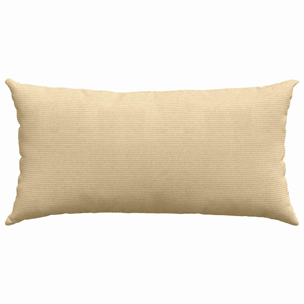 Sofakissen 2 pcs Grau-Grün 80 x 40 cm Cordstoff
