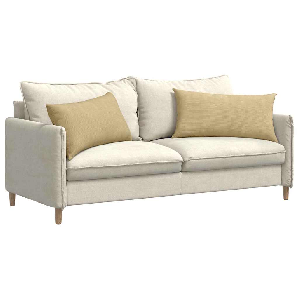 Sofakissen 2 pcs Grau-Grün 80 x 40 cm Cordstoff