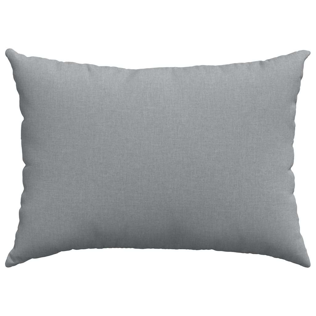 Sofakissen 2 stk. Stoff Hellgrau 70 x 50 cm
