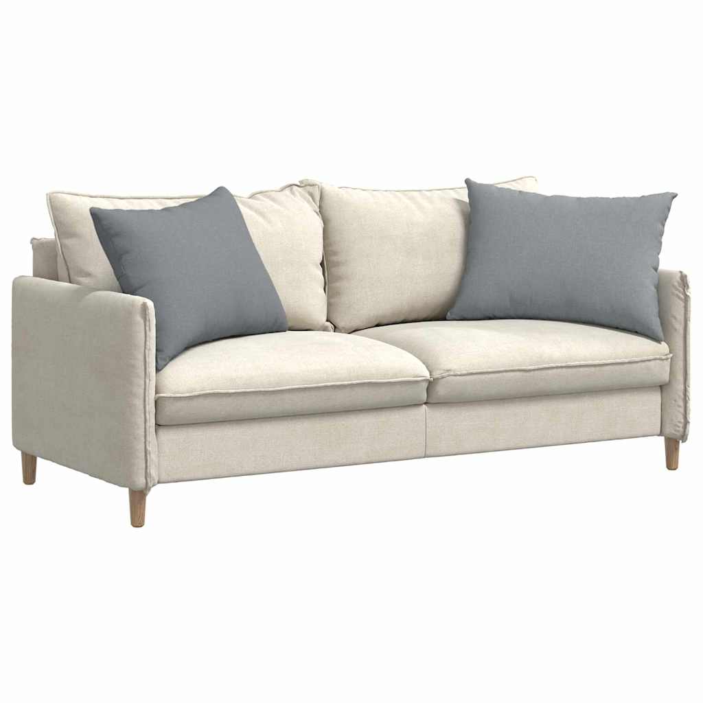 Sofakissen 2 stk. Stoff Hellgrau 70 x 50 cm