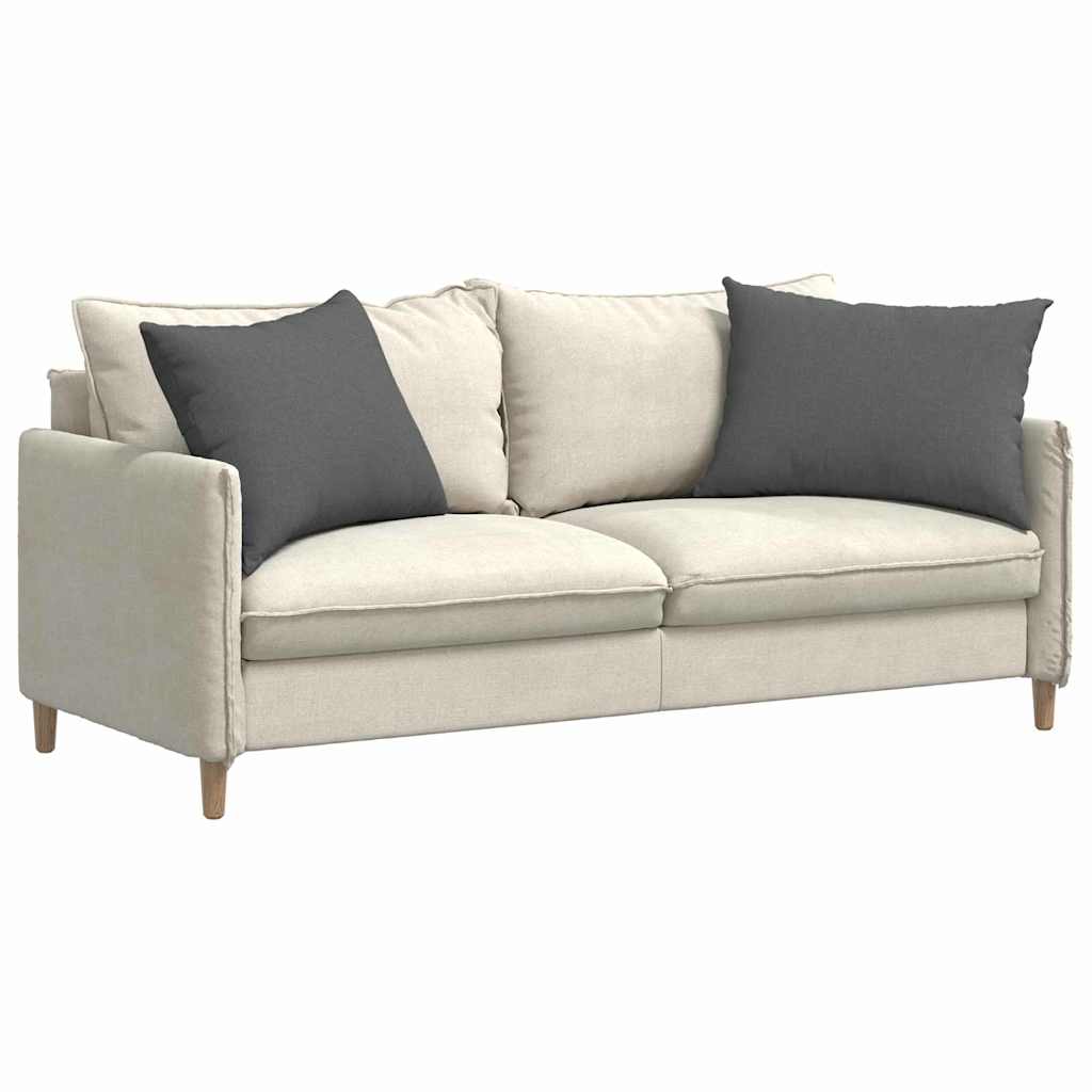 Sofakissen 2 stk. Stoff Dunkelgrau 70 x 50 cm