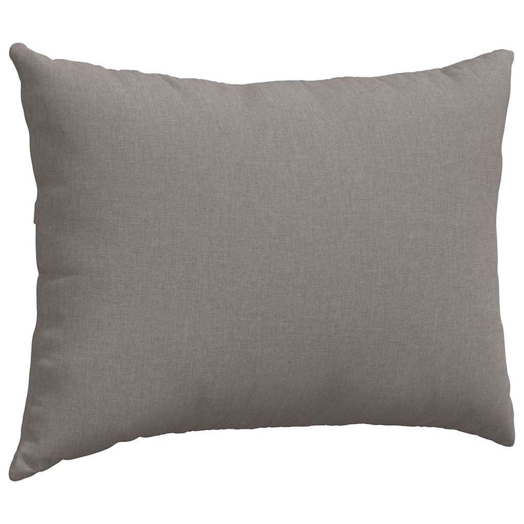 Sofakissen 2 stk. Stoff Taupe 70 x 50 cm