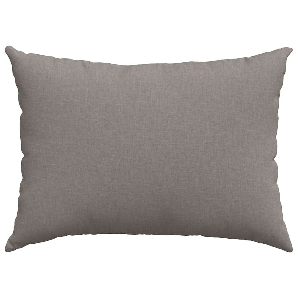 Sofakissen 2 stk. Stoff Taupe 70 x 50 cm