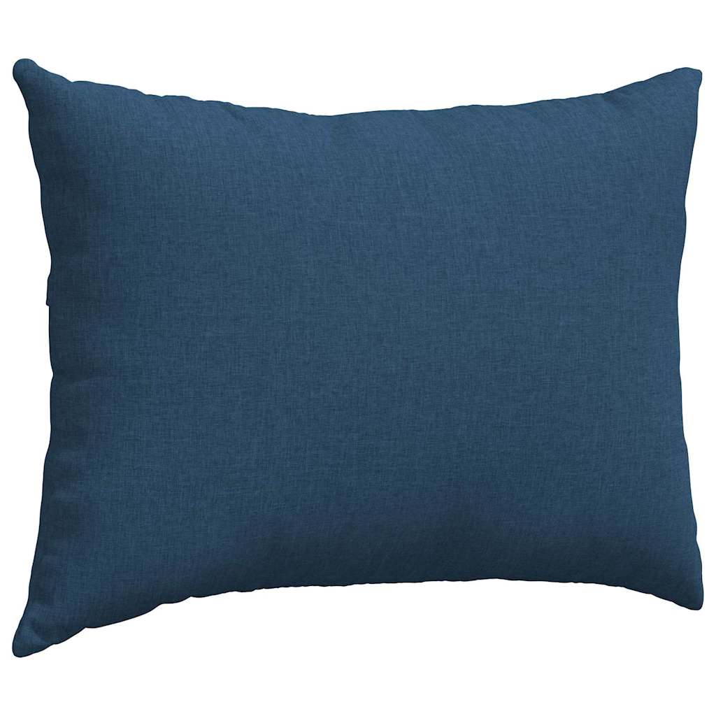 Sofakissen 2 stk. Stoff Blau 70 x 50 cm